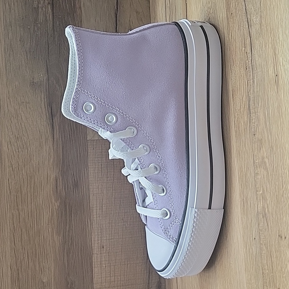 Converse Women's High-Top Sneakers - Light Purple - Picture 6 of 12